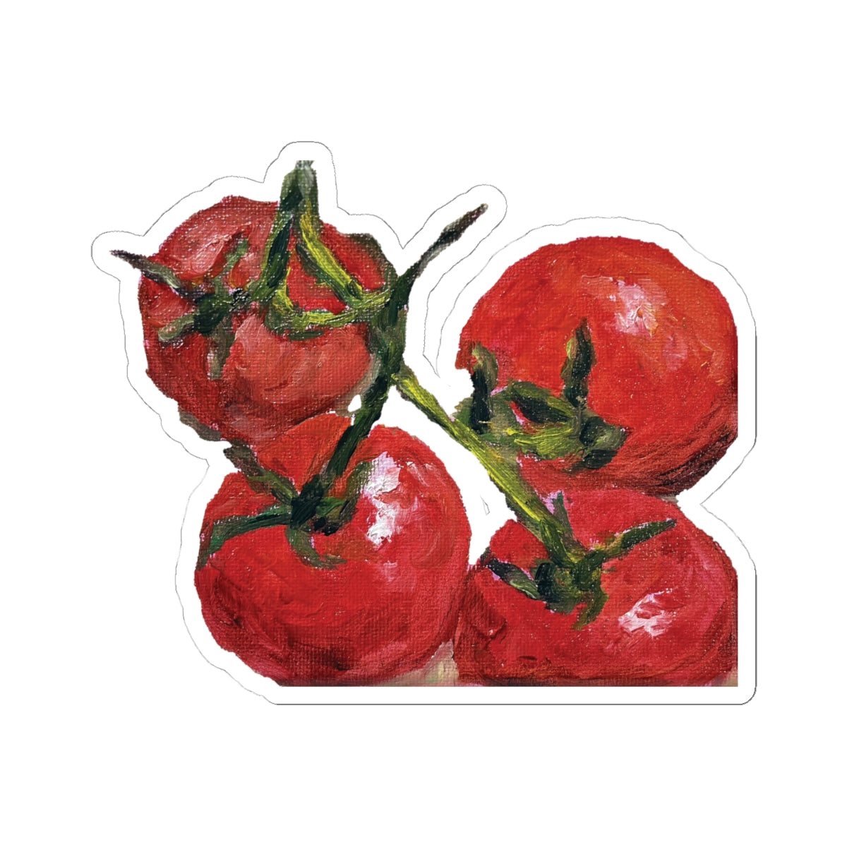 On the Vine — Hand-Painted Kitchen Produce Decal
